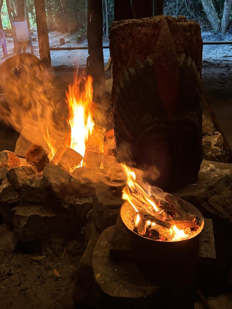 Fogata sagrada de apertura